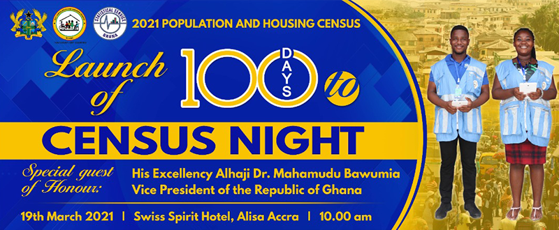 Launch of 100 Days to Census Night by His Excellency, Alhaji Dr. Mahamudu Bawumia