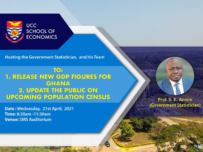 Government Statistician and Chief Census Officer makes a Presentation on the 2021 PHC to Prospective Data Users at UCC